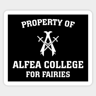 Property of Alfea College for Fairies Sticker